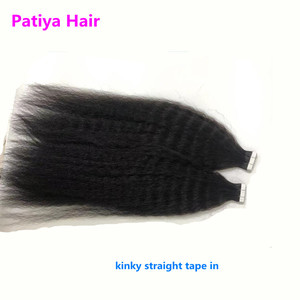 متاجر الشعر في باتييا صفقات الفريدي السوداء عبر الإنترنت الكمبودي الخام في الشعر غريب مستقيم مزدوج الأشرطة المرسومة في التمديد - Product Image 4