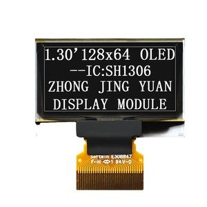 โมดูล IC SPi ขนาด128 × 64 SSD1306 I2C 1.3นิ้วแสดงผลแบบขนานจอแสดงผลขาวดำขนาดเล็กสำหรับอุปกรณ์ควบคุมในอุตสาหกรรม - Product Image 1