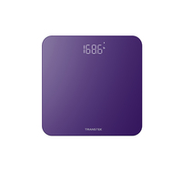 Balance de poids corporel intelligente BLE 5.2 balance de salle de bain numérique électronique verre 180kg capacité Design moderne SDK mesure du poids