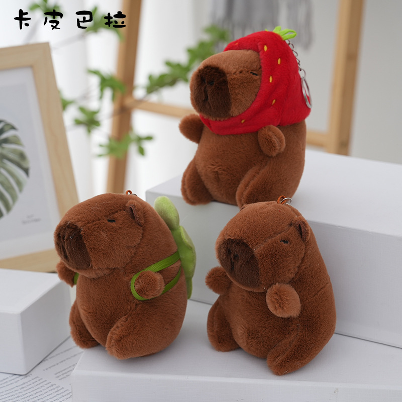 カピバラ　キーホルダー　ぬいぐるみ　セット5個　いろいろ カピバラ キーホルダー ぬいぐるみ セット5個 いろいろ