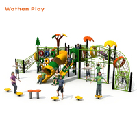 Équipement de jeu extérieur de haute qualité Wathen BLSW-2305 pour enfants, avec tunnel en filet de cordes, pour parcs d'aventure, 5-12 ans