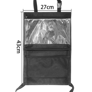 Good Quality Fashion <strong>Car</strong> <strong>Seat</strong> Back Organizer <strong>Pink</strong> 60x40cm 600D PU Coating Oxford Tidy <strong>Car</strong> - Product Image 4