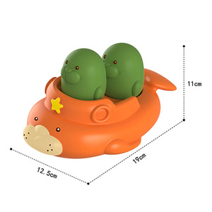 Giocattoli da Bagno per Neonati: Ippopotamo e Leone Marino Galleggianti in PVC Morbido per Divertimento Estivo - Product Image 3