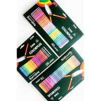 Offre spéciale Stock prêt 24 couleurs/36 couleurs/48 couleurs/72 couleurs ensemble de crayons de couleur effaçables Lapis De Cor Lapiz pour étudiants artistes