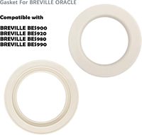Joint d'étanchéité et joints toriques pour tête de groupe de machine à café à double chaudière Breville 58 mm, compatible Oracle BES900/920/980/990, anti-fuite