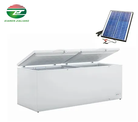 Kulkas portabel tenaga surya 300L efisiensi tinggi freezer dalam dada tenaga surya