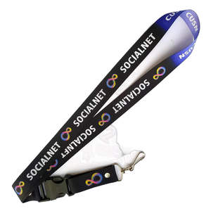 Шнур эго с индивидуальным принтом логотипа/дешевый шнурок с принтом на шею/шнурок из полиэстера по индивидуальному заказу - Product Image 4
