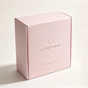 Luxury Skincare Packaging Self-locking Kraft Corrugated Mailer <b>Box</b> Custom Logo Printed Embossing Foil Stamping Premium Finishing - Product Image 1