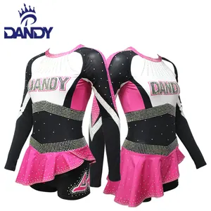 Free Design Cheer Cheerleading Uniform High Quality Sublimation Cheerleader Uniform