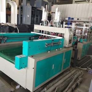 เครื่องผลิตถุงพลาสติกแบบเสื้อยืดสองแถวอัตโนมัติเต็มรูปแบบ ย่อยสลายได้ พร้อมระบบปิดผนึกด้วยความร้อน สำหรับทำถุงขยะม้วนโพลี - Product Image 3