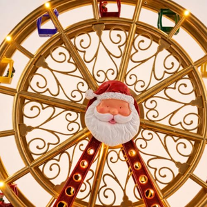 Ferris Wheel Music <b>Box</b> with Turning Function and Colorful Led Lights for <b>Christmas</b> Decoration Wholesale Holiday Decor Supplies - Product Image 5