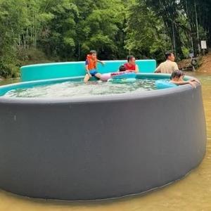<span class=keywords><strong>Piscine</strong></span> gonflable d'extérieur pour enfants et adultes, en PVC, avec technologie Drop-Stitch, épaisse et durable, pour divertissement aquatique - Product Image 6