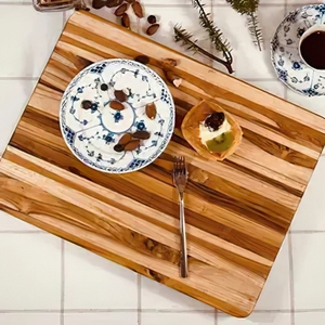 Plateau de service en bois d'<span class=keywords><strong>acacia</strong></span> massif avec rainure pour les jus, <span class=keywords><strong>planche</strong></span> à découper en bois durable et réversible - Product Image 6