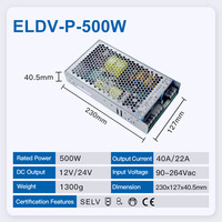 Équipement d'intérieur Machine AC à DC 12V24V PFC High Power Factor Lighting LED Driver Wide Input Voltage Switching LED Power Supply