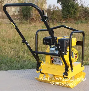 Gasoline Engine Honda GX200 6.5HP Concrete Compactor Petrol Soil Plate Compactor Machine