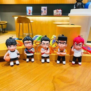 Dessin animé Slam <span class=keywords><strong>Dunk</strong></span> maître tendance voiture porte-clés sac à dos pendentif une <span class=keywords><strong>paire</strong></span> de petit cadeau exquis - Product Image 4