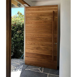 Porte d'entrée en fibre de verre de qualité supérieure Blh-25, portes extérieures mexicaines, porte pivotante en verre pour la maison - Product Image 4