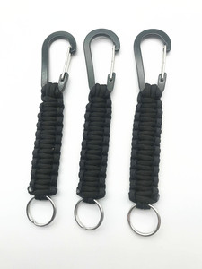 Tùy Chỉnh Đa-Màu Sắc 550 Cho Paracord <span class=keywords><strong>Keychain</strong></span> Thép Survival Chiến Thuật Keyring Với <span class=keywords><strong>Carabiner</strong></span> Cho Sử Dụng Ngoài Trời - Product Image 6