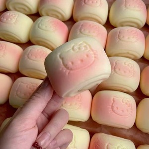 Jouet en plastique personnalisable, super grand, à rebond lent, anti-<span class=keywords><strong>stress</strong></span>, pour la décompression, en forme de Big Mac, pain, pomme de terre, à pincer, sonore - Product Image 1