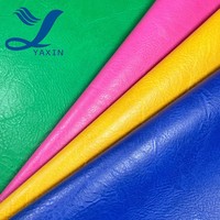 Sonderpreis Großhandel PVC-Leder 1,0mm Crazy Horse Textur Synthetisches Leder für Gepäck, Autoinnenausstattung, Gürtelherstellung