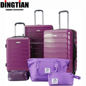 Ensemble <span class=keywords><strong>de</strong></span> bagages <span class=keywords><strong>rigides</strong></span> ABS+PC 20 "24 "28 " avec serrure TSA, 8 roues pivotantes, valise légère pour les voyages, vente en gros, livraison rapide - Product Image 6