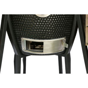 Engsel Premium 56cm <span class=keywords><strong>Kamado</strong></span> 22 inci keramik BBQ arang Grill dengan lubang kayu bergerak keranjang untuk pesta luar ruangan berkemah - Product Image 6