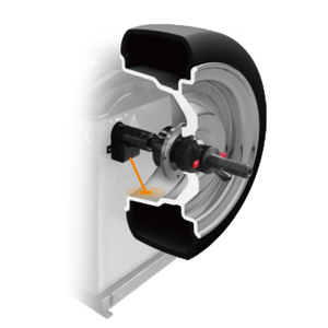 Machine d'alignement de roues de voiture JA-B03 10"-24" Équilibreuse de pneus et de jantes JA-B03 Équilibreuse de roues JA-B03 - Product Image 6