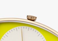 Jam Tangan Kulit Pria Wanita Bentuk Bulat Stainless Steel Klasik Modern Baru Tahan Air Kristal Safir