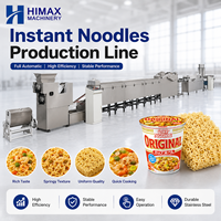 Machine automatique de fabrication de nouilles instantanées en sachet, ligne de production industrielle de nouilles instantanées en sachet pour l'emballage alimentaire
