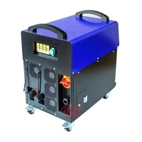 Machine de chauffage par induction à haute puissance et moyenne fréquence contrôlée par PLC avec refroidissement par eau pour l'industrie sidérurgique (40-200KW)
