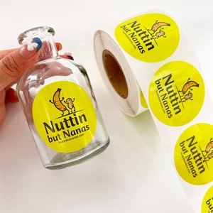 Hot bán nhiều phong cách không thấm nước có thể tháo rời biểu tượng tùy chỉnh cuộn dán tự dính bao bì cuộn nhãn cho chai nước - Product Image 3