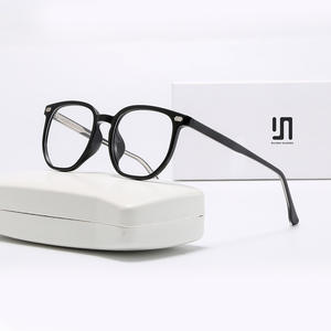 Gafas ovaladas de estilo coreano con filtro de luz azul para mujer, montura completa TR90, lentes planas, lentes de PC, número de pieza 2003 - Product Image 5