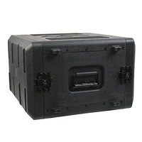 Boîte de rangement pour microphone de scène, en plastique PE noir, 19 pouces, 390 mm de profondeur, 2U, 3U, 4U, 6U, flight case