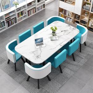 Đồ Nội Thất Nhà Thiết Kế Đẹp Bàn Ăn Giá Bán Buôn Tuyệt Vời Tùy Chỉnh Màu Trắng Hiện Đại Bàn Ăn Và Ghế Đặt Cho 8 - Product Image 4
