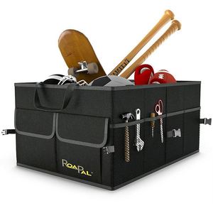 Organiseur de coffre de voiture pliable, conteneur de rangement pour coffre de voiture, SUV, fourgonnette, camion - Product Image 3