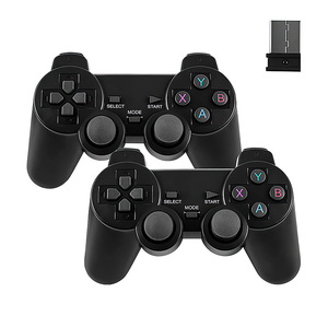 M8 2.4G คอนโทรลเลอร์เกมไร้สายการสั่นสะเทือนแบบคู่สำหรับสมาร์ททีวีสองผู้เล่นคอนโซลในบ้านจอยสติ๊กคู่ - Product Image 1