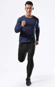 Collants <span class=keywords><strong>de</strong></span> sport à séchage rapide pour la course en automne et en hiver, vêtements <span class=keywords><strong>de</strong></span> sport, collants <span class=keywords><strong>de</strong></span> basketball et vêtements à manches longues - Product Image 4