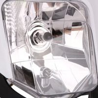 Carénage de phare de moto ABS 12V H4 35W pour moto tout-terrain Enduro Motocross FC FE