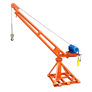 Minikraan 220V Elektrische Takel Nieuwe Huishoudelijke Buitenbouw Hijsbeugel Voor Graansteen Hefmachine - Product Image 1