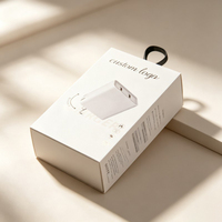 Boîte d'emballage en papier pour accessoires de téléphone, chargeur, câble, emballage personnalisé pour chargeur de téléphone électronique, vente en gros