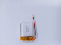 Batterie polymère lithium-ion rechargeable personnalisée 802428 3,8 V 580 mAh pour lunettes 3D, montre connectée, GPS