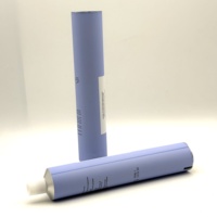 Tubes pliables en aluminium colorés de 65 ml pour dentifrice, compléments alimentaires pour animaux, pommades nutritives, emballage pour boules de poils.