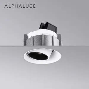 Empotrado Mini Spot Led 5W Trimless Techo Abajo Luz Ajuste Arandela de pared Foco Luces Regulable Led