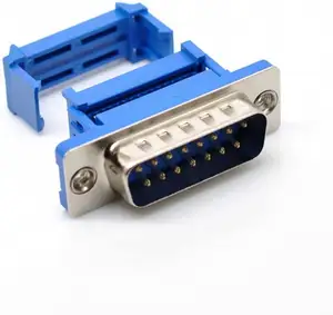 Db9 db15 db25 db37 didc9/didc15/didc25/didc37, macho, fêmea, conector de porta serial, idc crimp tipo D-SUB rs232 adaptador