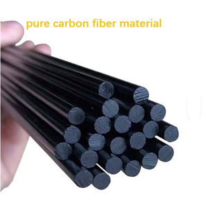 Tige en fibre de carbone de longueur personnalisée, tube en carbone solide haute dureté pour modèle de drone - Product Image 1