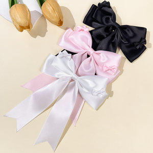 <span class=keywords><strong>Sasa</strong></span> thanh lịch <span class=keywords><strong>handmade</strong></span> Lady của Ribbon Bow tóc clip-chất lượng cao cho sử dụng hàng ngày & tụ tập - Product Image 2
