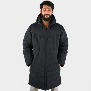 Cortavientos Largo Personalizado |   Chaqueta Impermeable y Transpirable de Tejido Softshell Resistente con Cierre Frontal |   Invierno Profesional - Product Image 1