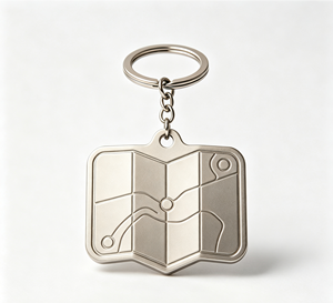 Metal Keychain Custom Logo <b>Key</b> <b>Ring</b> Engraved Souvenir Pendant for <b>Bags</b> <b>Keys</b> - Product Image 2
