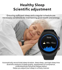 2024 Nieuwe Vl 08S Ouderen Ouderen 4G Lte Smart Watch Gps Elektrische Smartwatch Afstandsbediening Monitoring Sos Digitale Android Horloges Call
