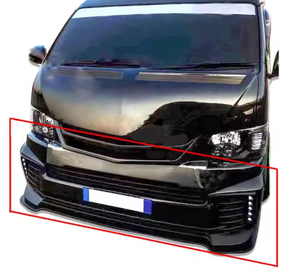 Nuevo Kit de Carrocería para Toyota <span class=keywords><strong>Hiace</strong></span> Serie 200 2014-2018, Labio Delantero con Luz LED, Difusor Trasero, Faldones Laterales - Product Image 6